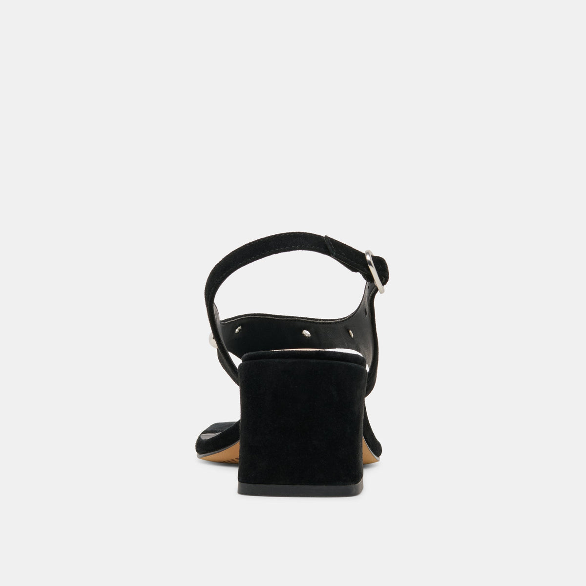 Yves Stud Onyx Suede Heels | Dolce Vita