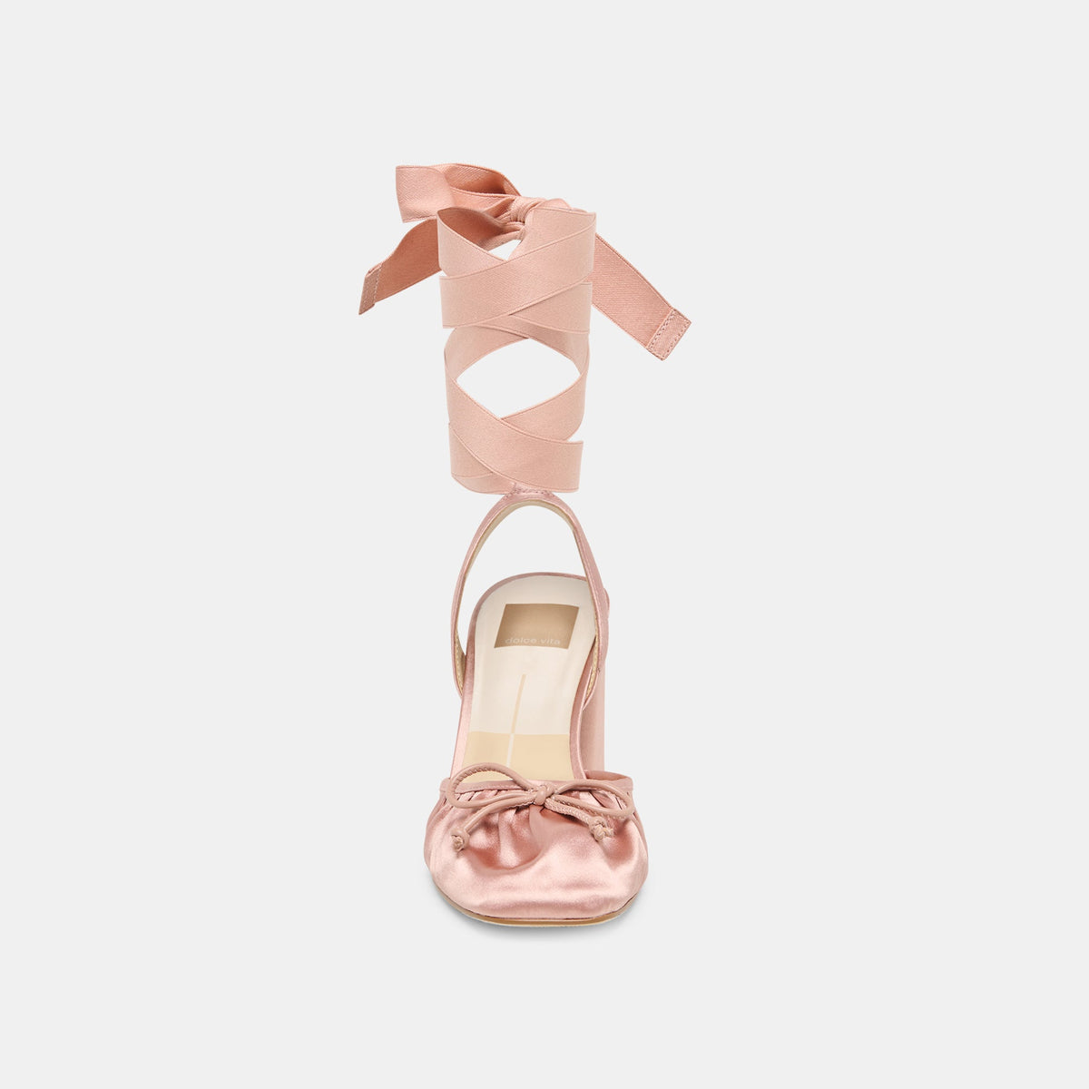 Tisha Lt Blush Satin Heels | Dolce Vita