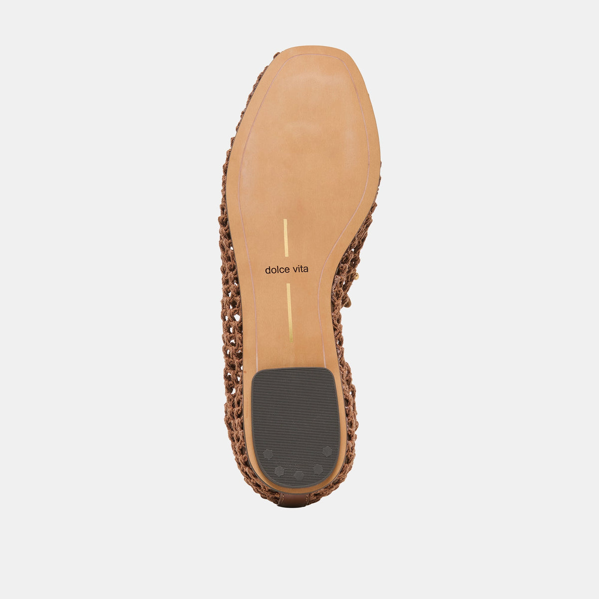 Kaylyn Dk Brown Crochet Flats | Dolce Vita