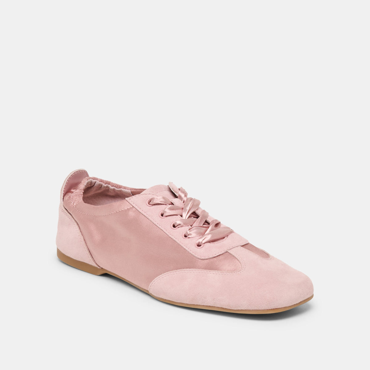 Itzy Pink Satin Sneakers | Dolce Vita