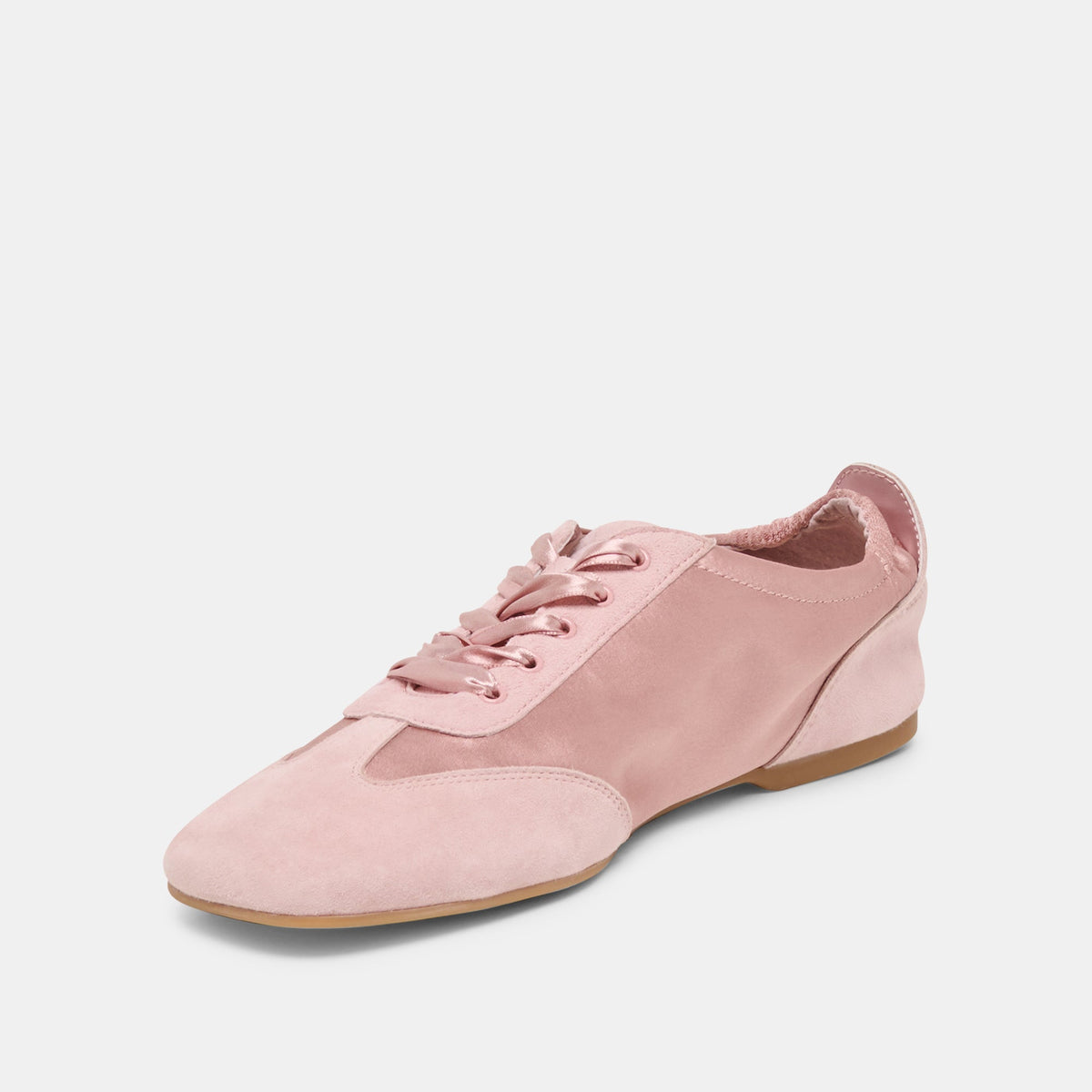 Itzy Pink Satin Sneakers | Dolce Vita