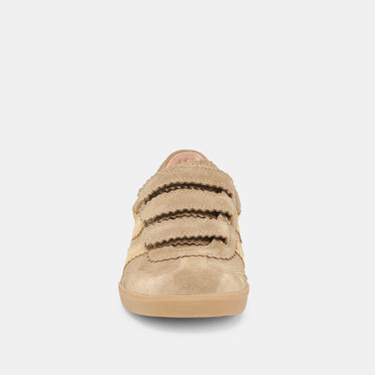 Merit Velcro Taupe Multi Leather Sneakers | Dolce Vita