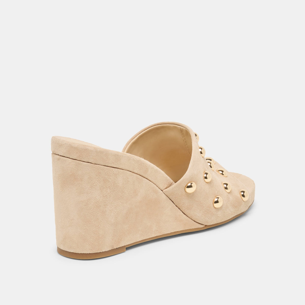 Holta Stud Camel Suede Wedges | Dolce Vita