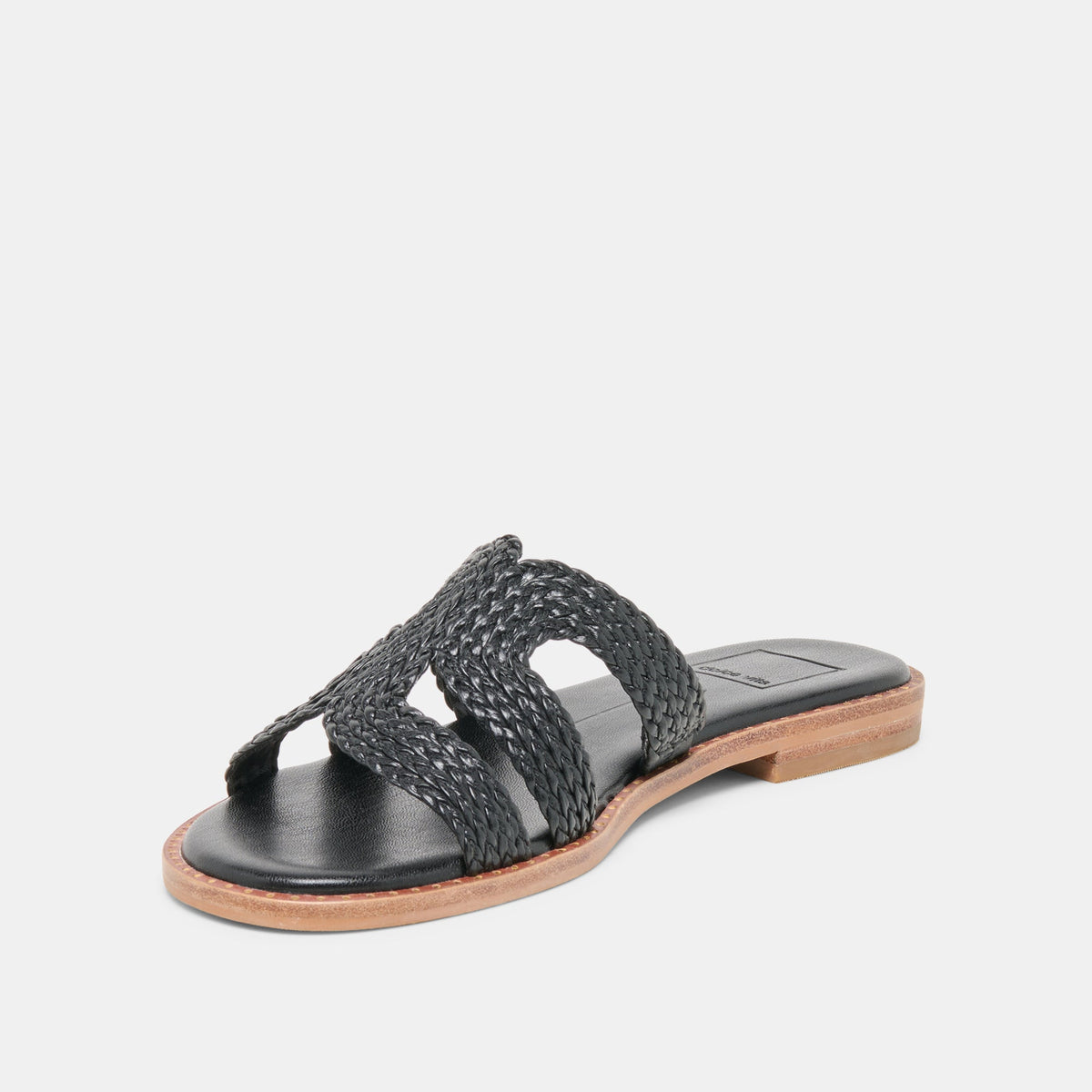EMON Black Stella Slide Open-Toe Sandals | Dolce Vita