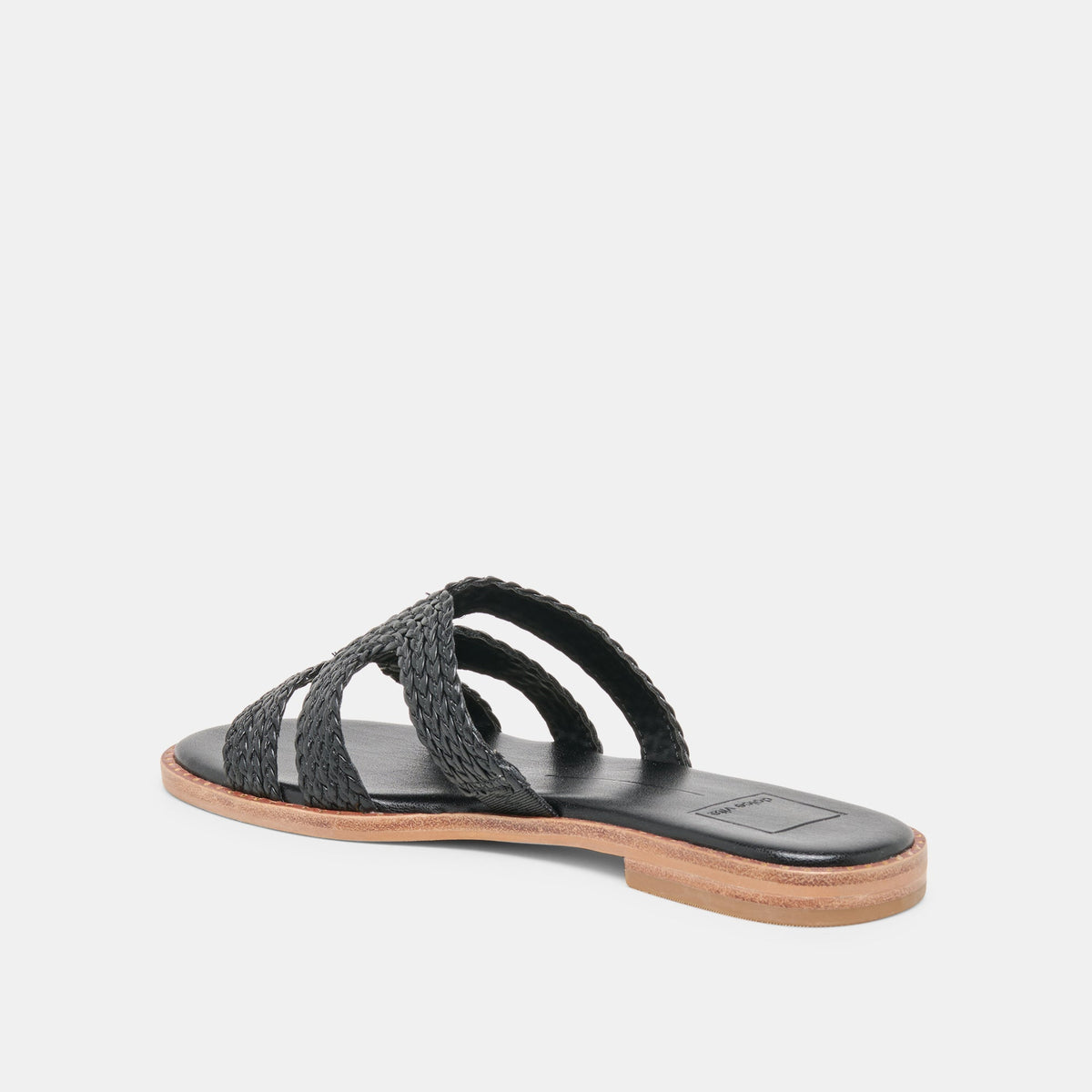EMON Black Stella Slide Open-Toe Sandals | Dolce Vita