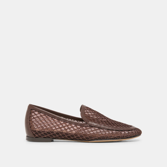 Kiala Chocolate Mesh Loafers | Dolce Vita