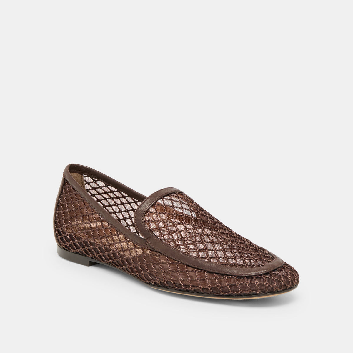 Kiala Chocolate Mesh Loafers | Dolce Vita