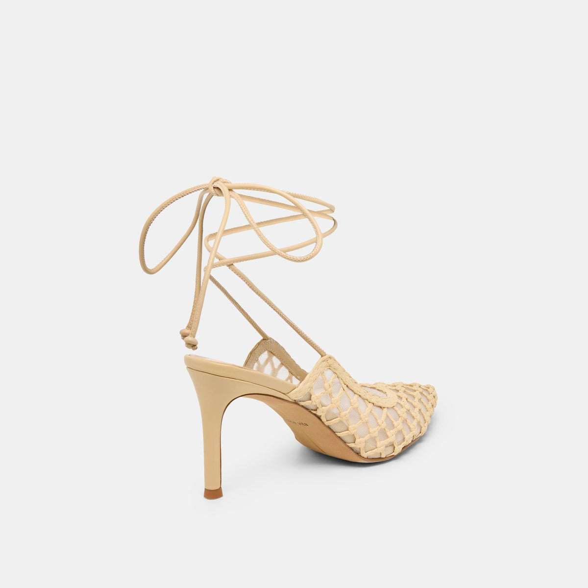 Yael Lt Natural Woven Raffia Heels | Dolce Vita