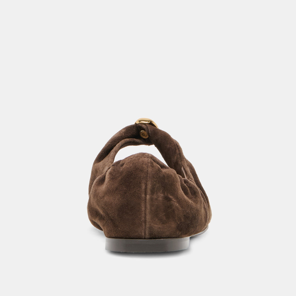 Cornel Dk Brown Suede Flats | Dolce Vita