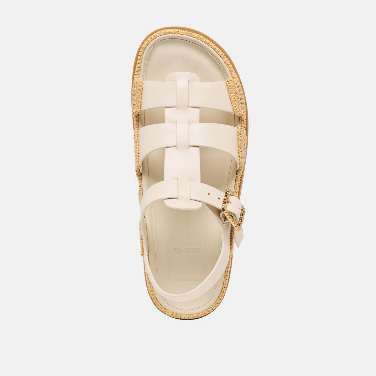 Shenna Bone Leather Sandals | Dolce Vita