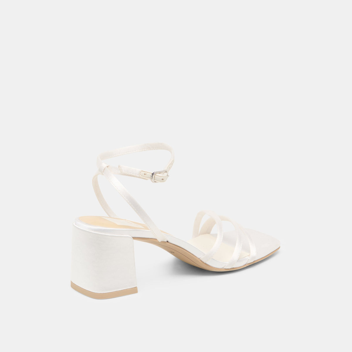 Ysabel True White Satin Heels | Dolce Vita