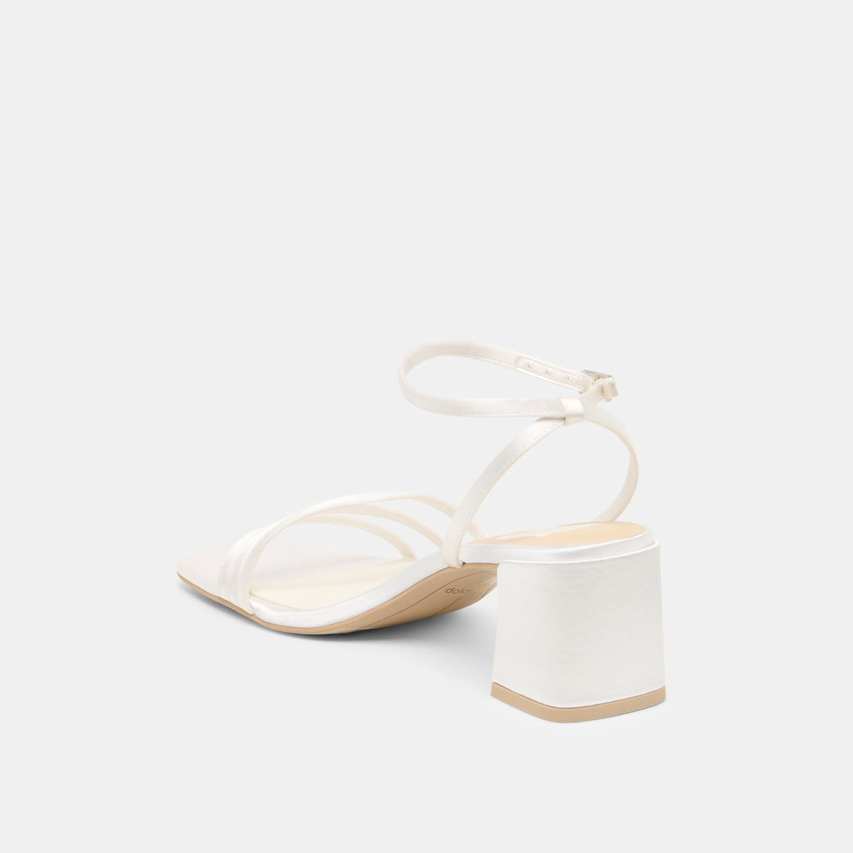 Ysabel True White Satin Heels | Dolce Vita