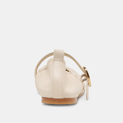 Caely Bone Leather Ballet Flats | Dolce Vita