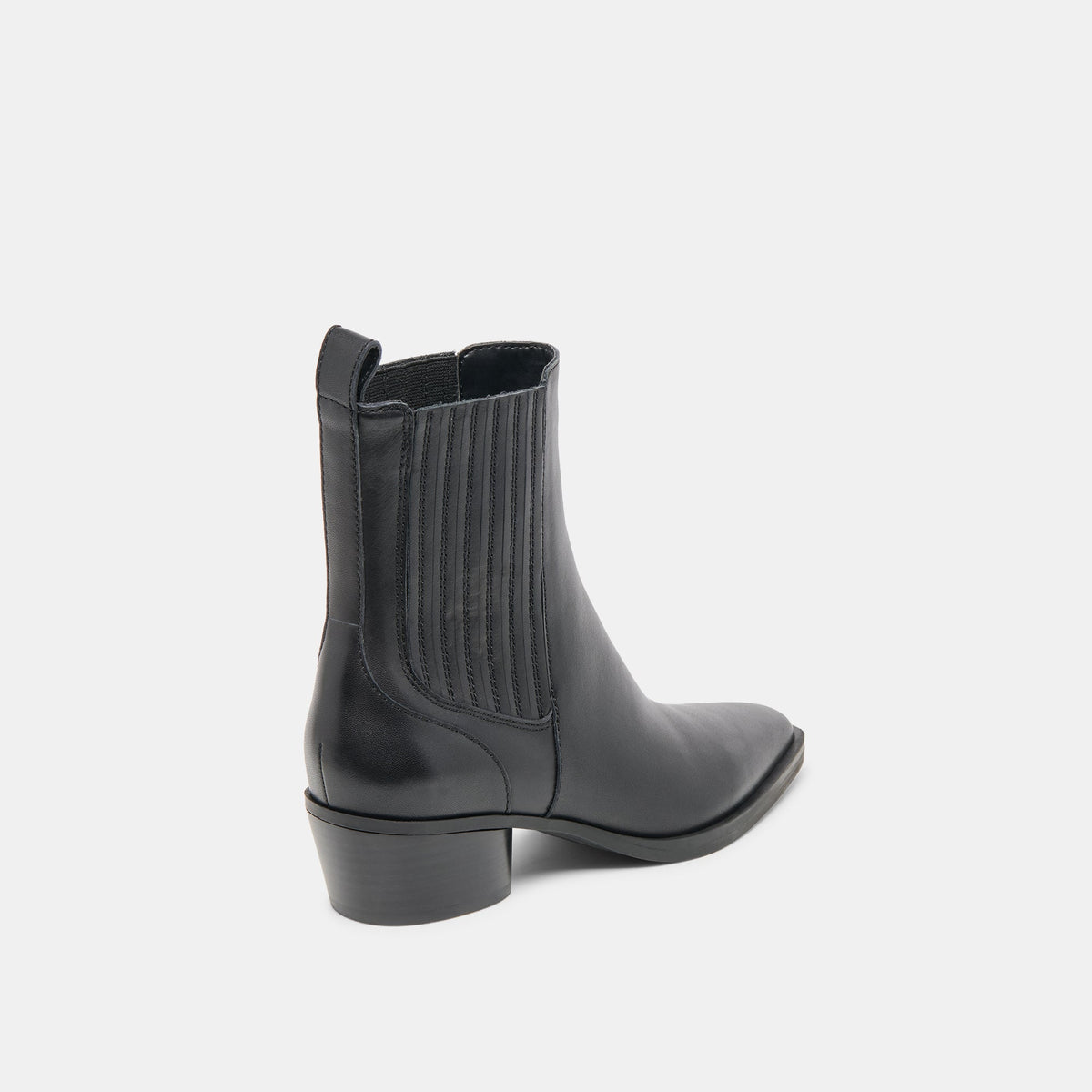 Faint H2O Waterproof Black Leather Booties | Dolce Vita