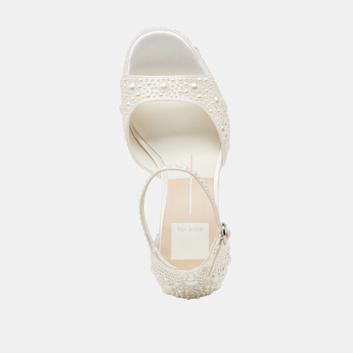PANDRO PEARL HEELS TRUE WHITE SATIN
 – Dolce Vita | Dolce Vita