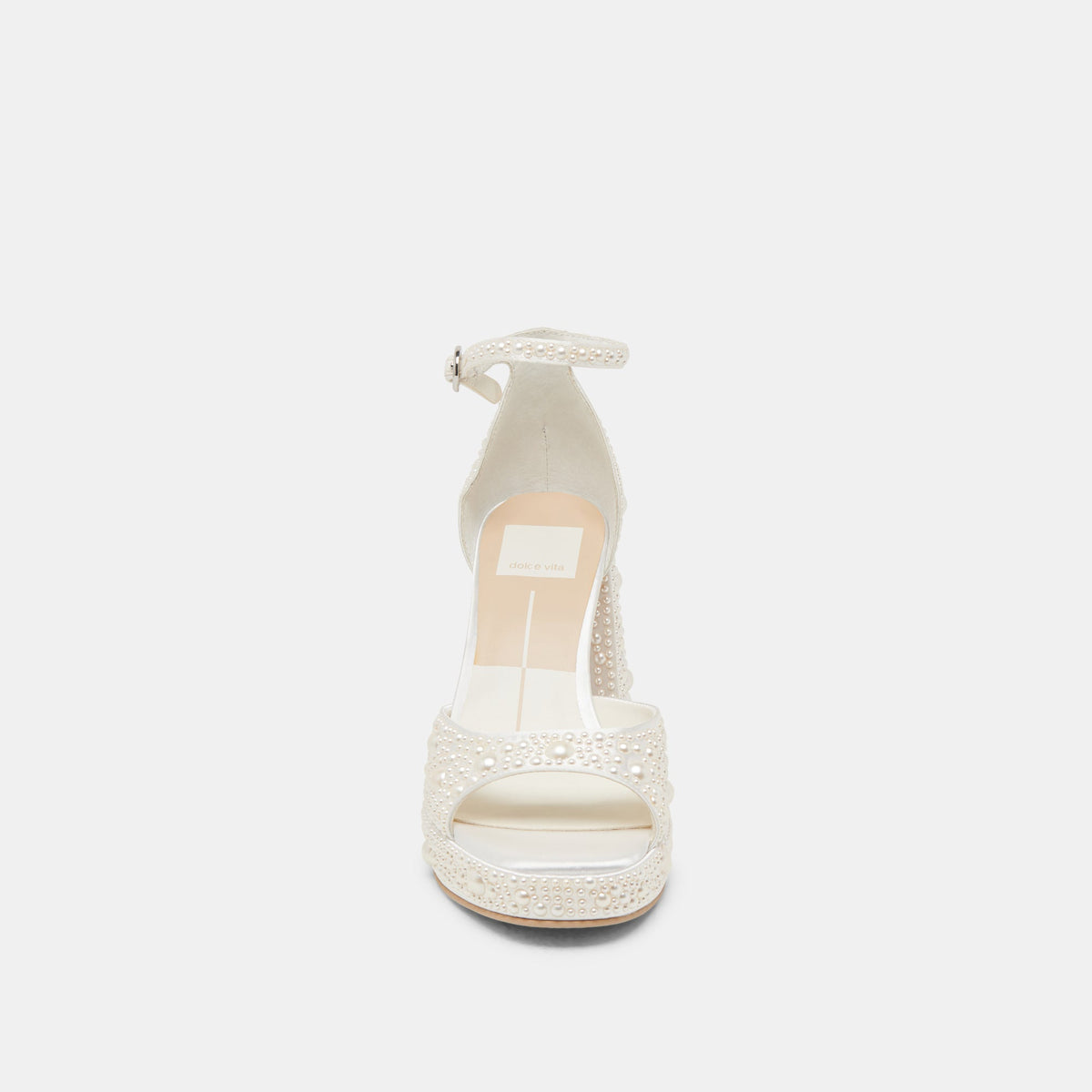 PANDRO PEARL HEELS TRUE WHITE SATIN
 – Dolce Vita | Dolce Vita