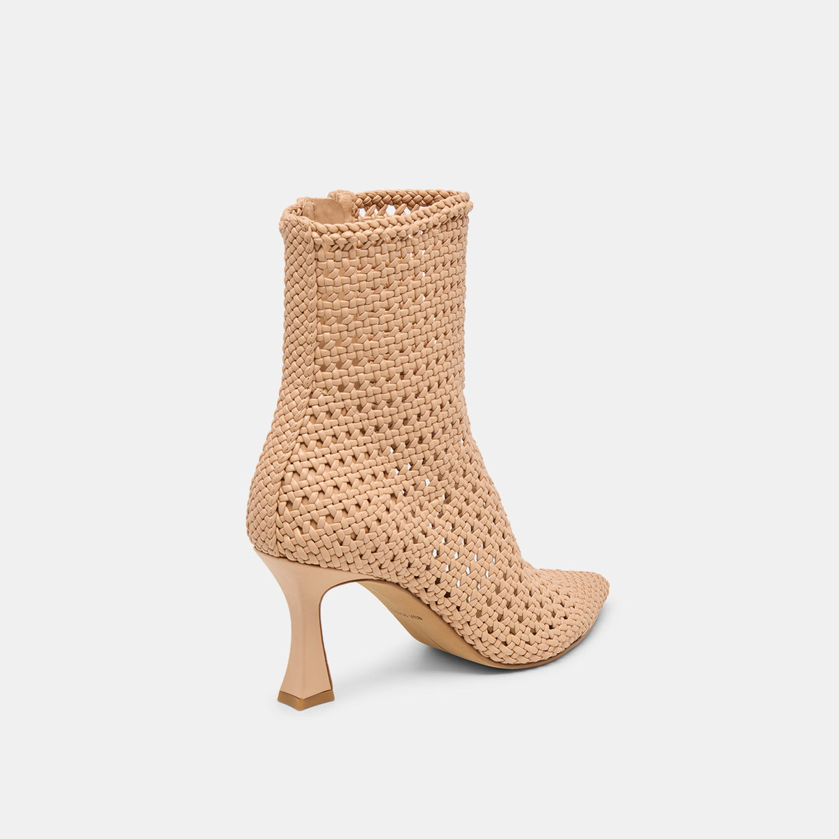 Embry Lt Tan Woven Stella Booties | Dolce Vita