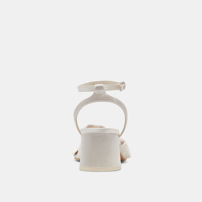 Brenna Ivory Satin Heels | Dolce Vita