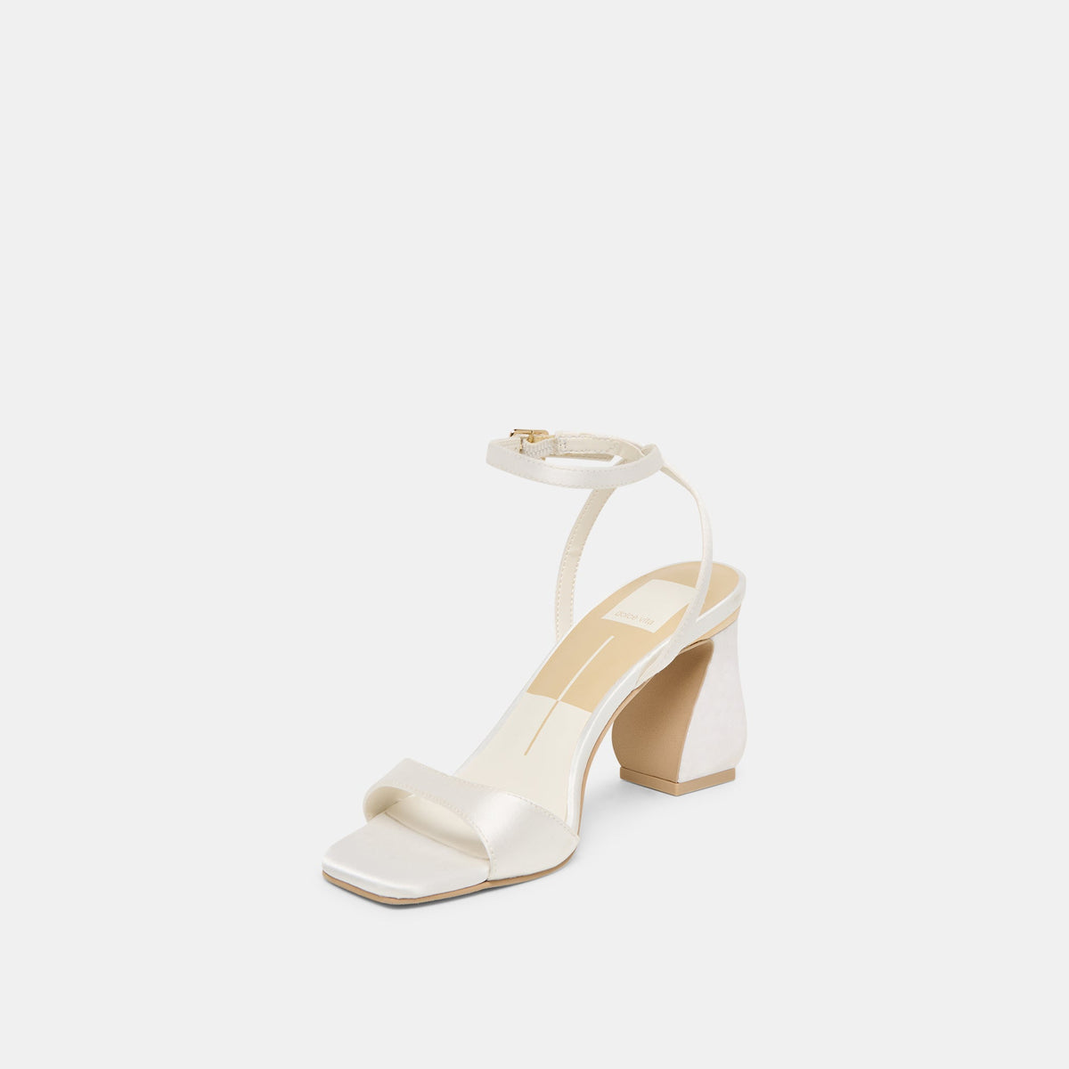 Tilda True White Satin Heels | Dolce Vita