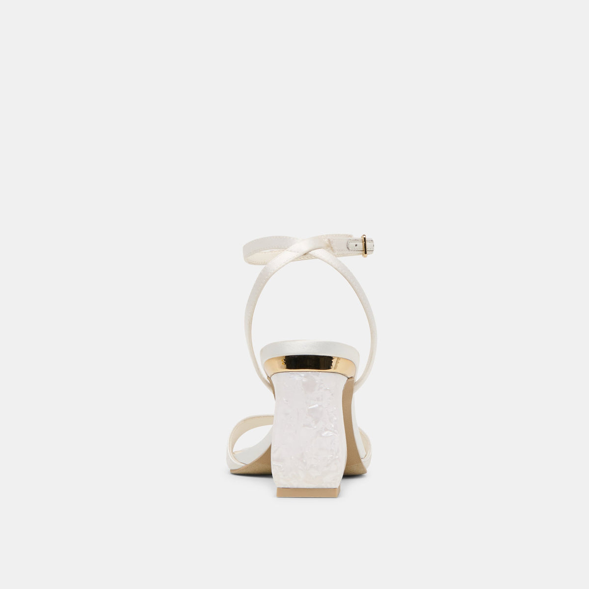 Tilda True White Satin Heels | Dolce Vita