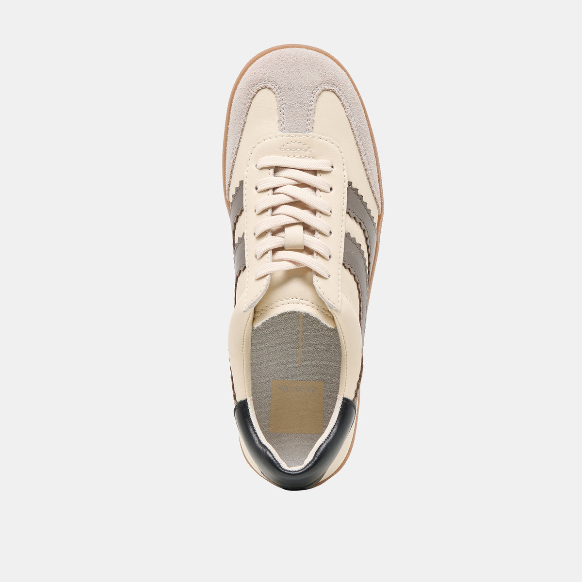 Merit White Grey Leather Sneakers | Dolce Vita