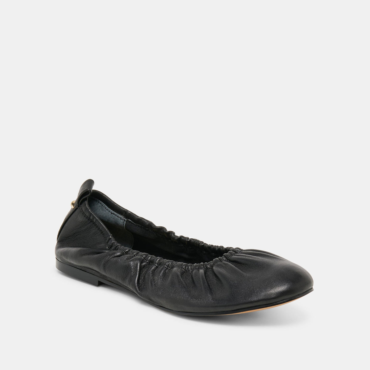 Conrad Black Leather Ballet Flats | Dolce Vita