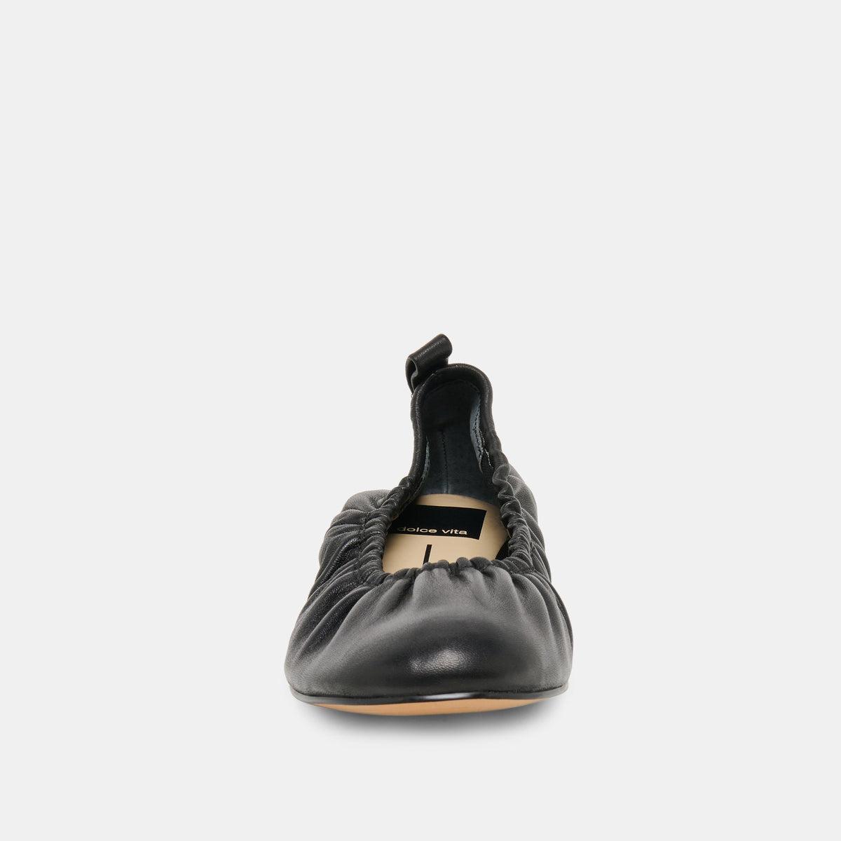 Conrad Black Leather Ballet Flats | Dolce Vita