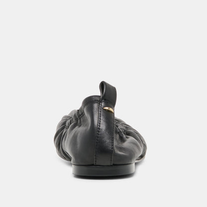 Conrad Black Leather Ballet Flats | Dolce Vita