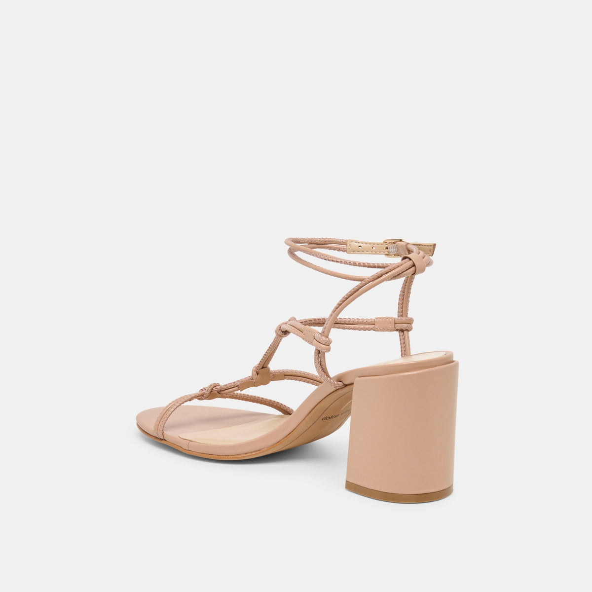 Fizzy Lt Tan Leather Heels | Dolce Vita