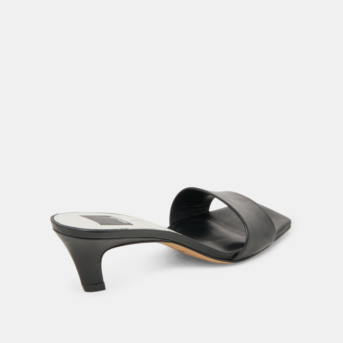 Rexa Black Leather Heels | Dolce Vita