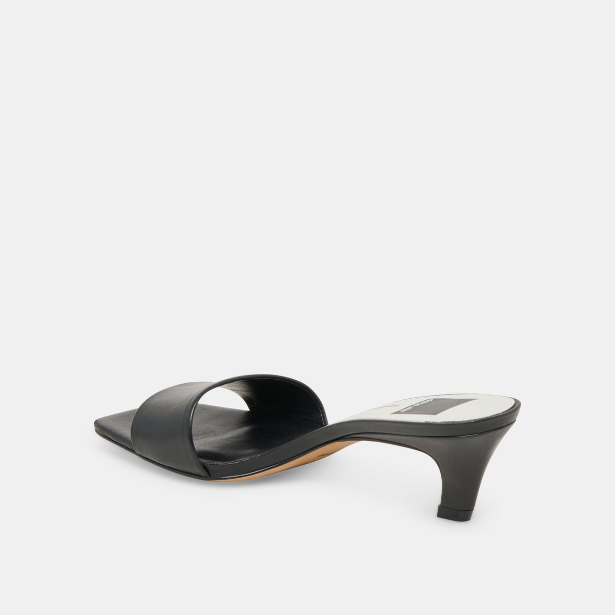 Rexa Black Leather Heels | Dolce Vita