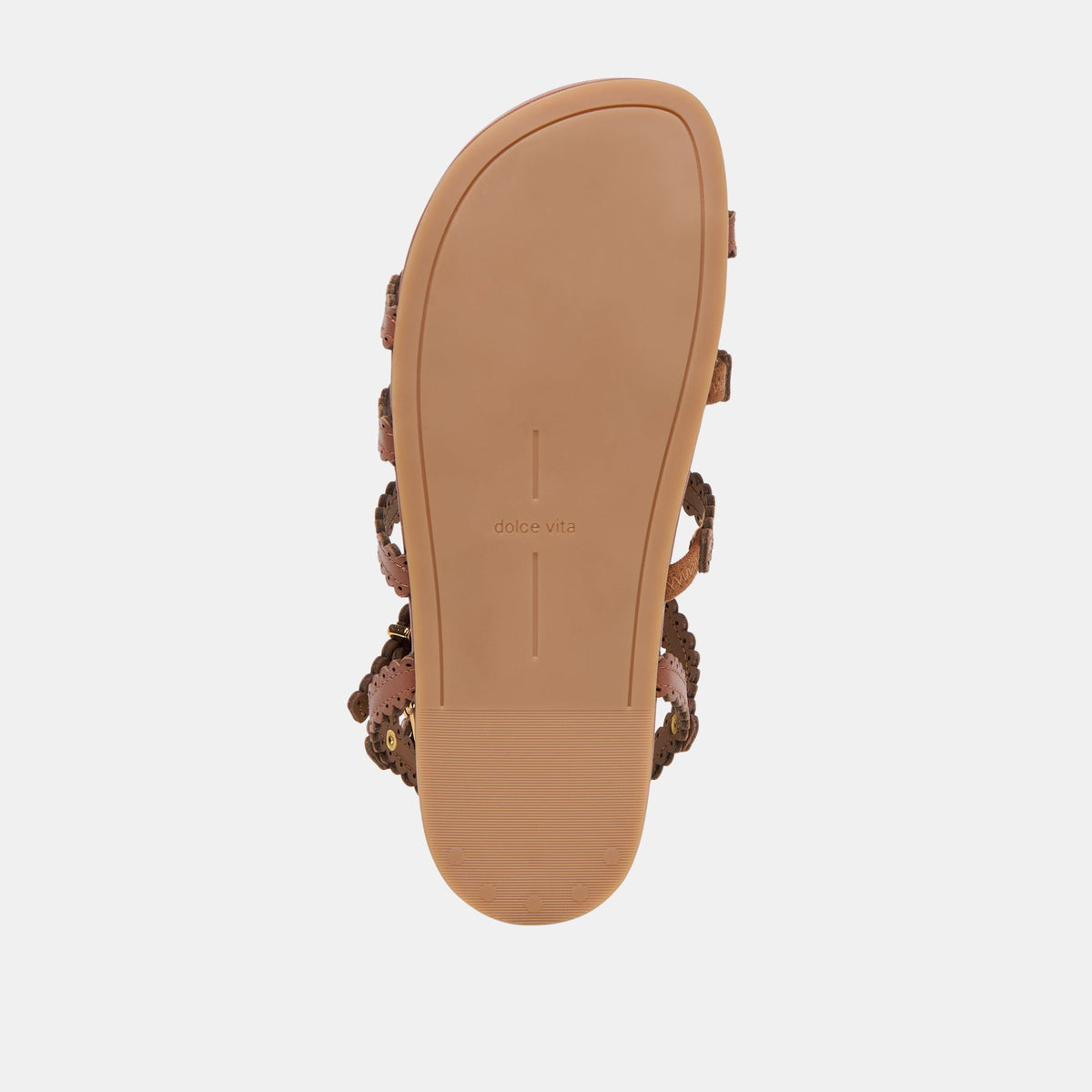 Susana Cognac Leather Sandals | Dolce Vita