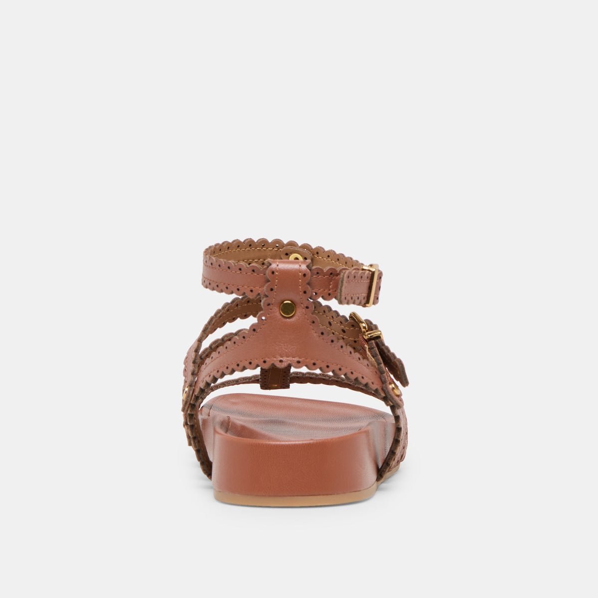 Susana Cognac Leather Sandals | Dolce Vita