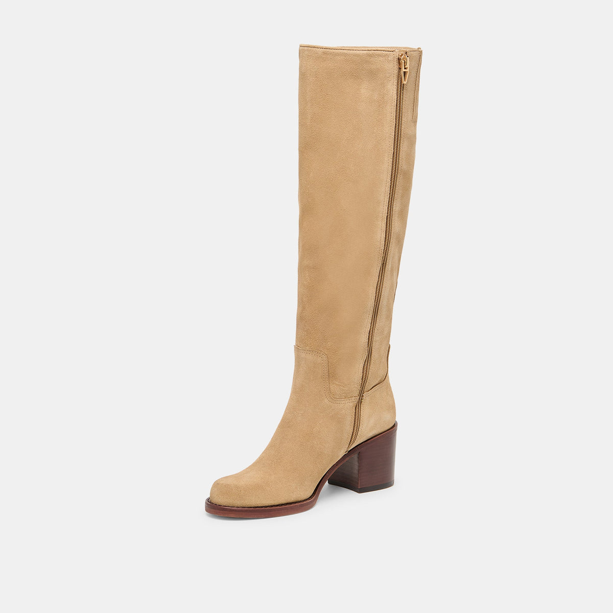Lucyle Dk Taupe Suede Boots | Dolce Vita