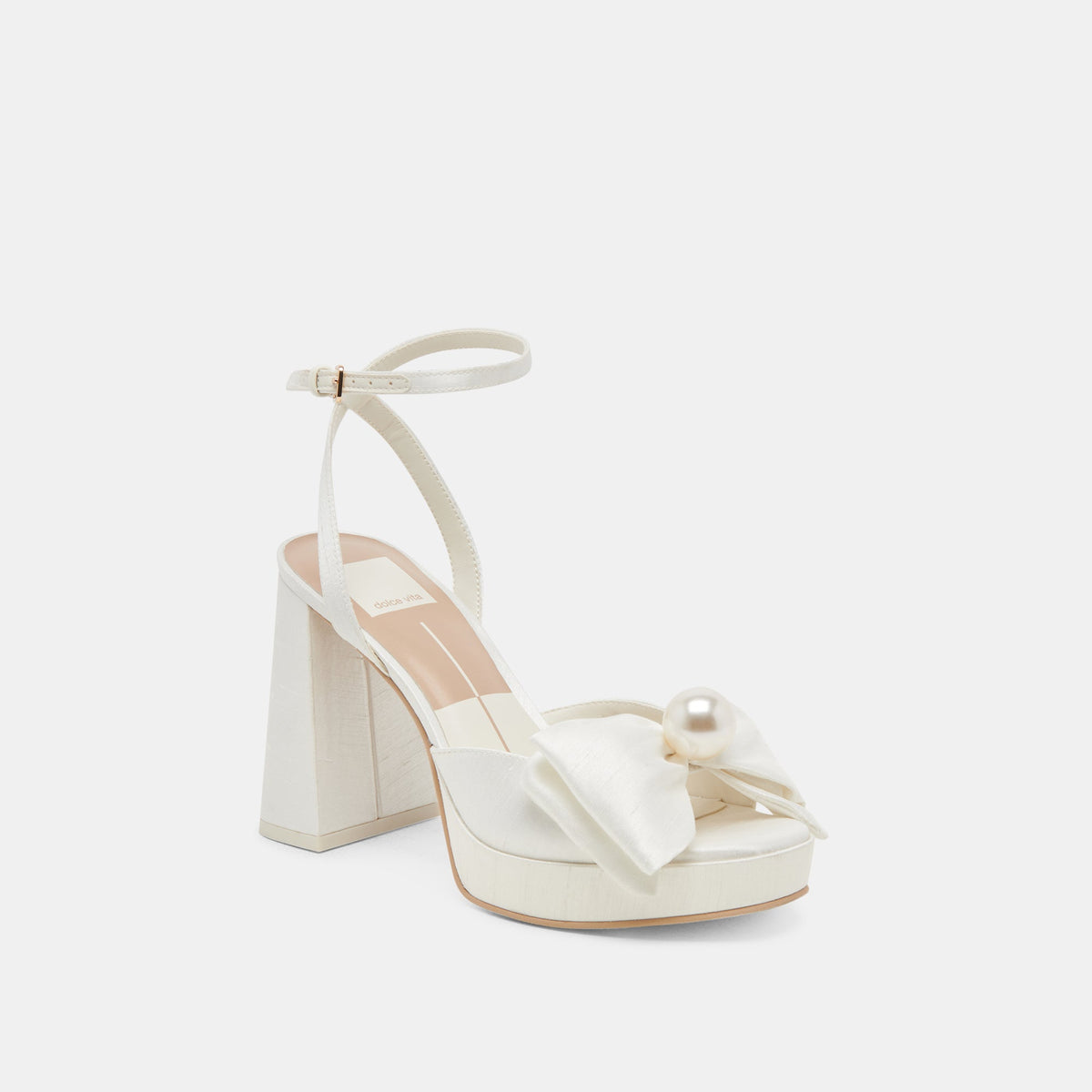 PATTON HEELS IVORY SATIN
 – Dolce Vita | Dolce Vita