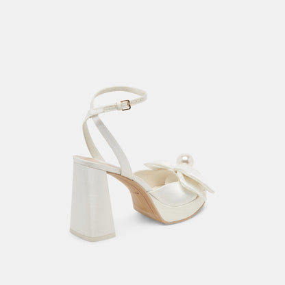 PATTON HEELS IVORY SATIN
 – Dolce Vita | Dolce Vita