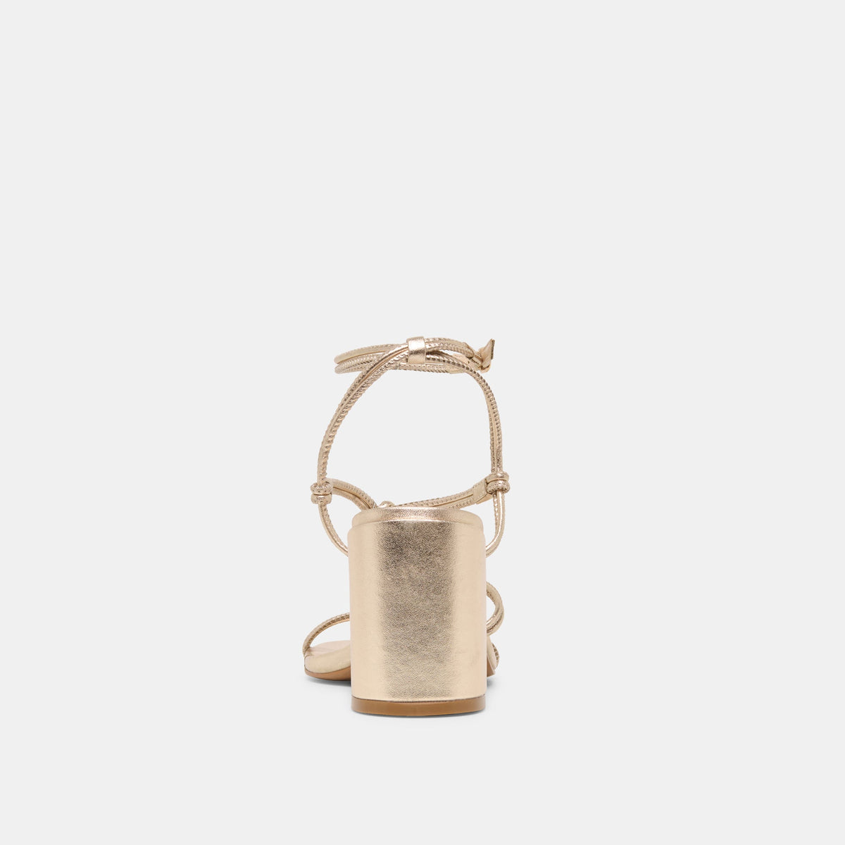 Fizzy Gold Leather Heels | Dolce Vita