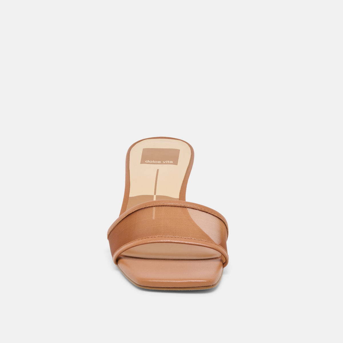 Rexa Mesh Caramel Mesh Heels | Dolce Vita