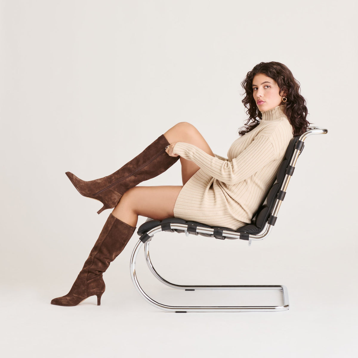 Aldy Dk Brown Suede Boots | Dolce Vita