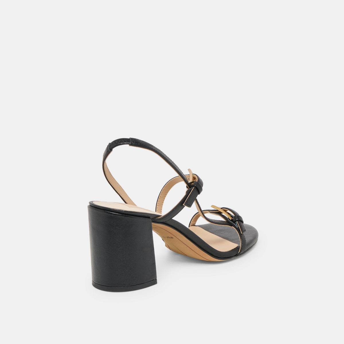 Faye Black Leather Heels | Dolce Vita