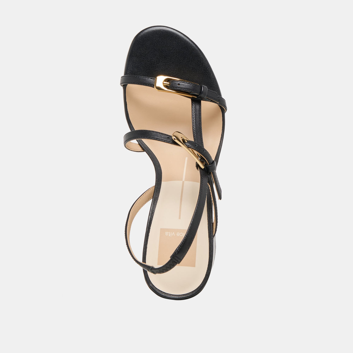 Faye Black Leather Heels | Dolce Vita