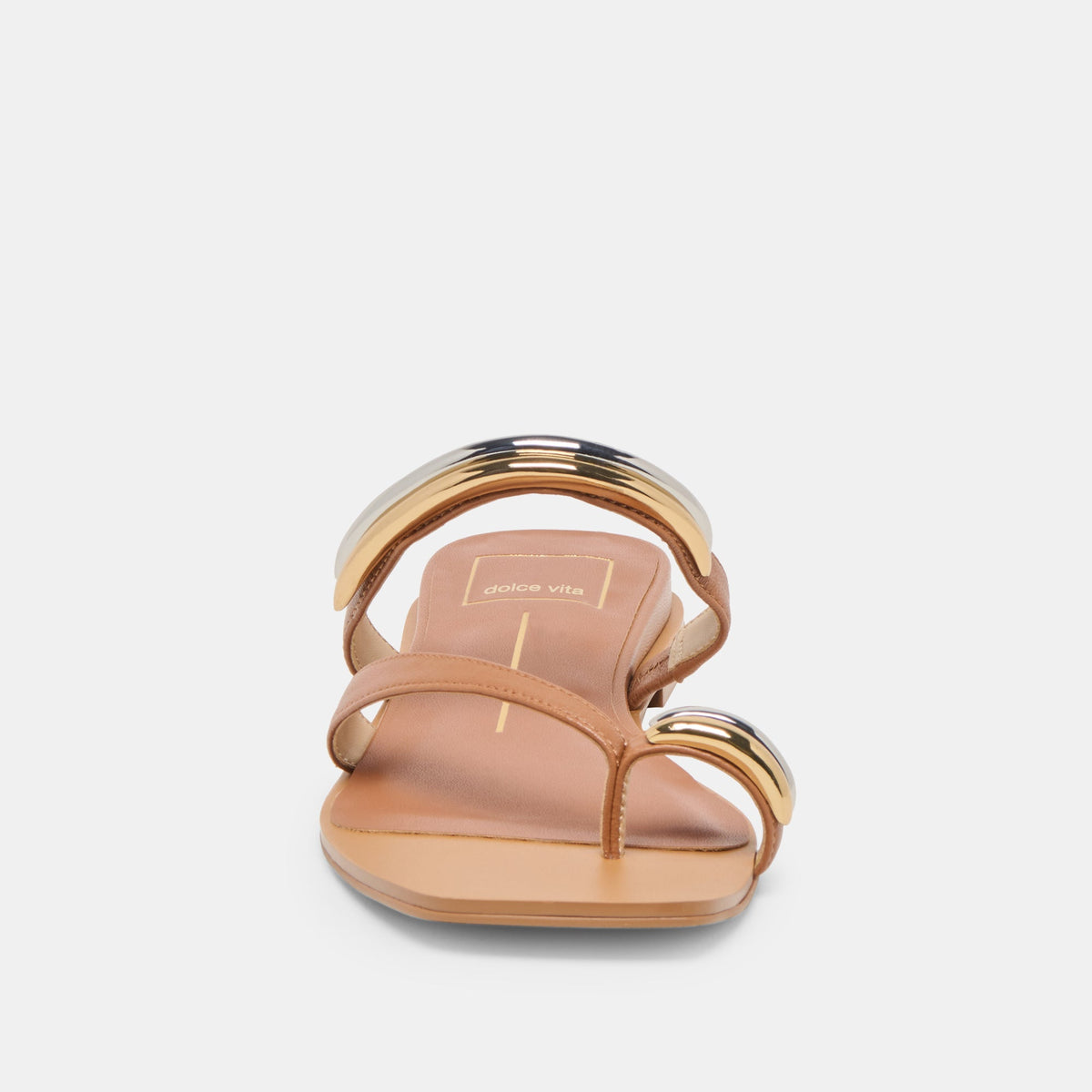 Tarina Caramel Leather Sandals | Dolce Vita