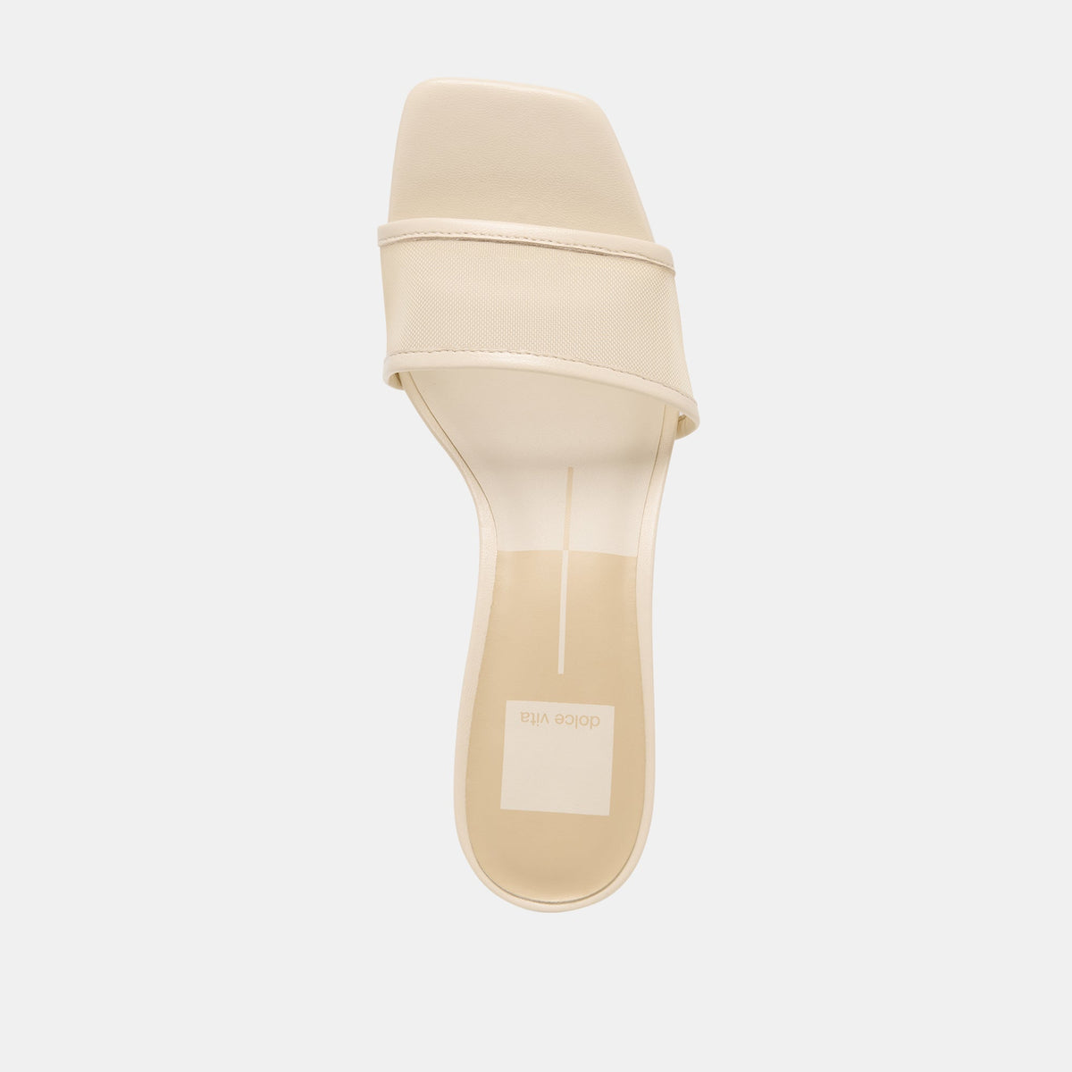 Rexa Mesh Creme Mesh Heels | Dolce Vita