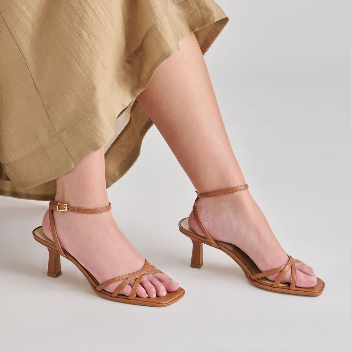 Manji Saddle Leather Heels | Dolce Vita