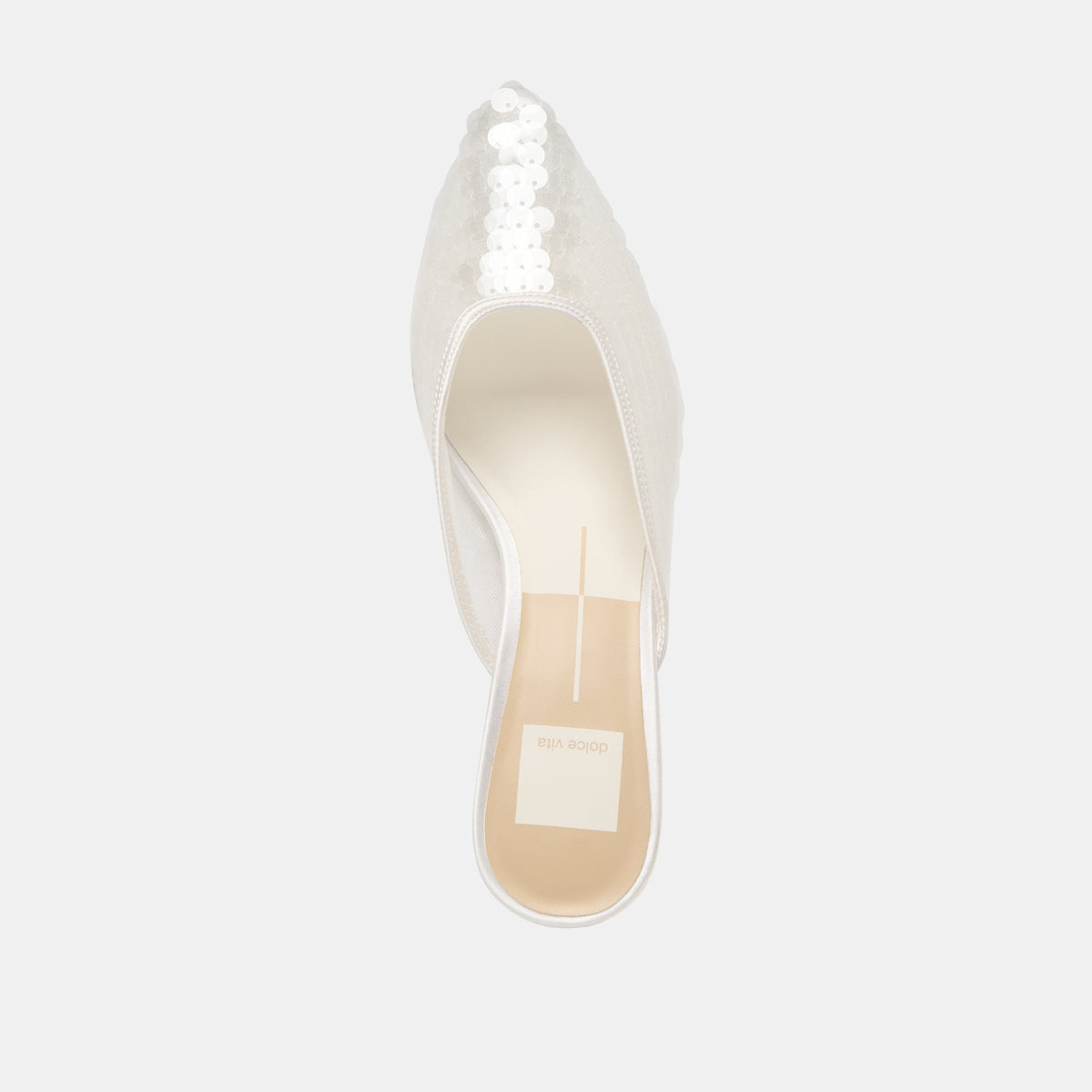 Cleo Ivory Sequin Heels | Dolce Vita