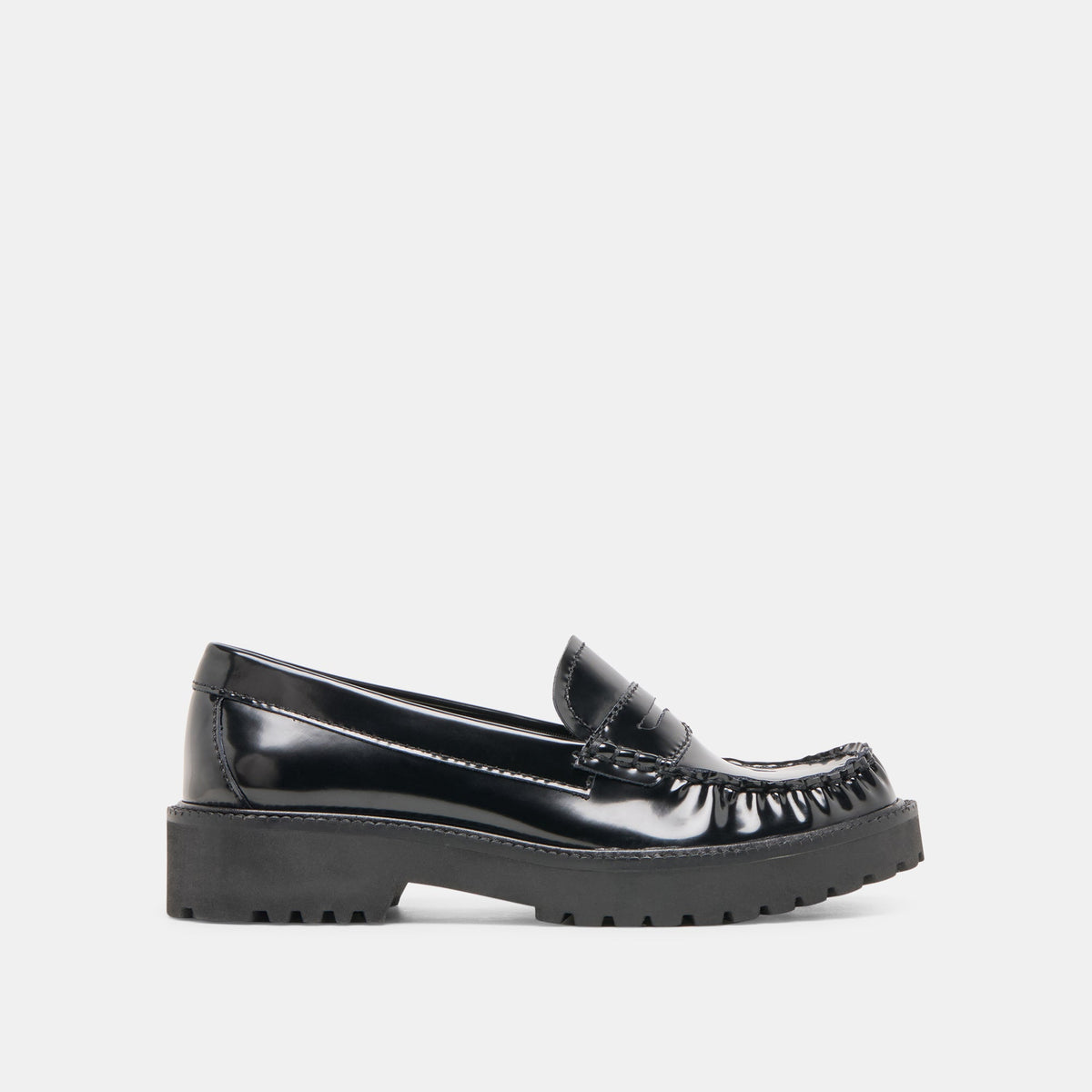 Merek Midnight Boxleather Loafers | Dolce Vita