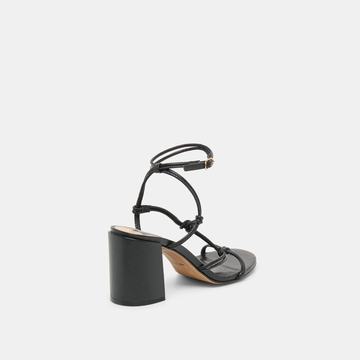 Fizzy Black Leather Heels | Dolce Vita