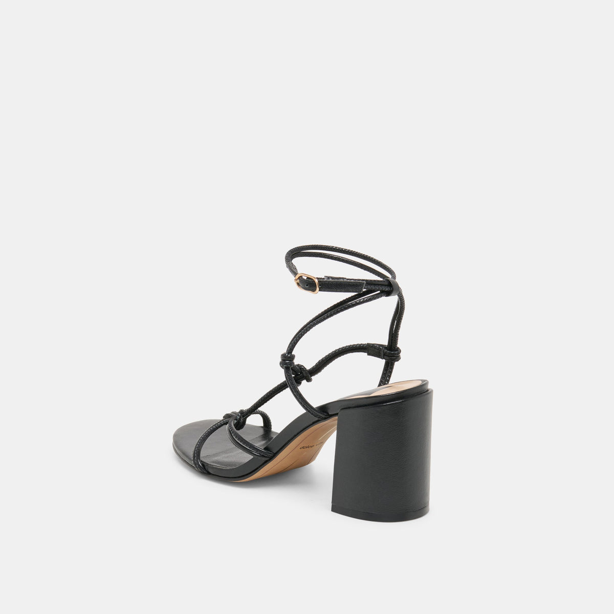 Fizzy Black Leather Heels | Dolce Vita