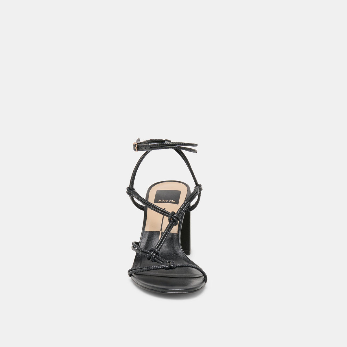 Fizzy Black Leather Heels | Dolce Vita