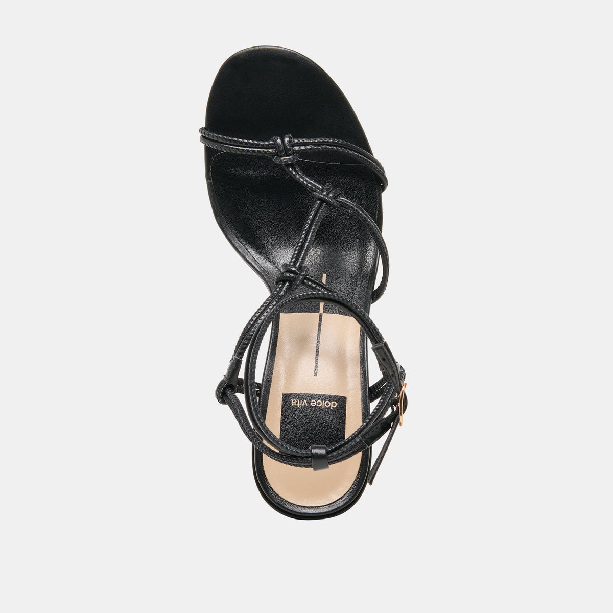 Fizzy Black Leather Heels | Dolce Vita